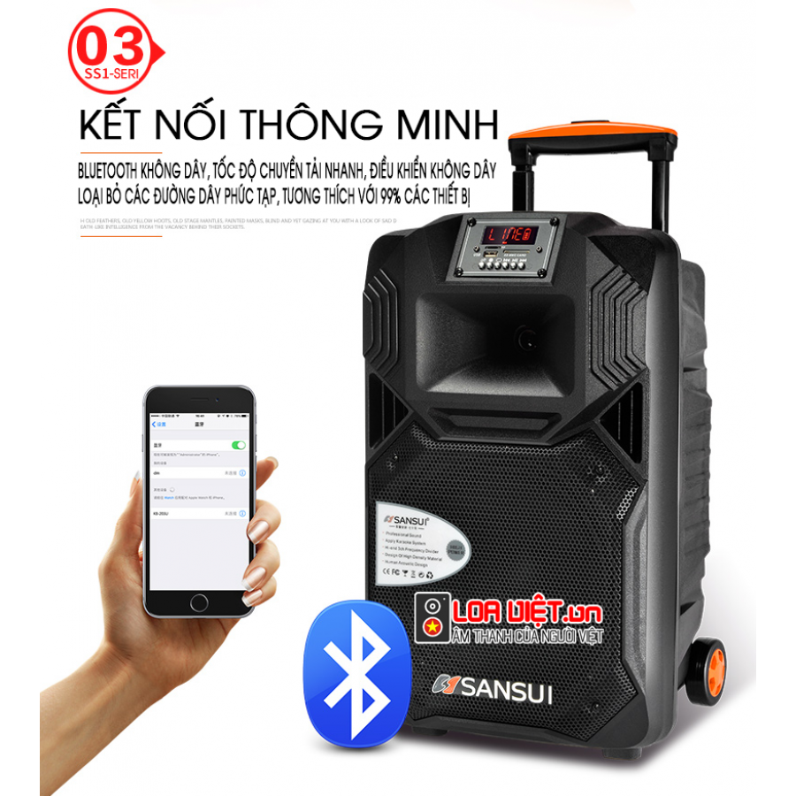 Loa kéo di đông Sansui SS1-12